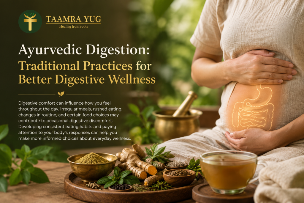 Ayurvedic Digestion Wellness Banner