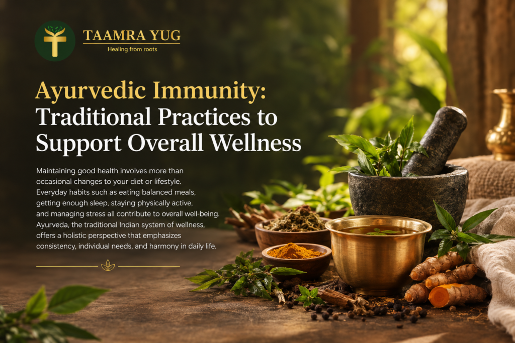 Ayurvedic Immunity Wellness Banner